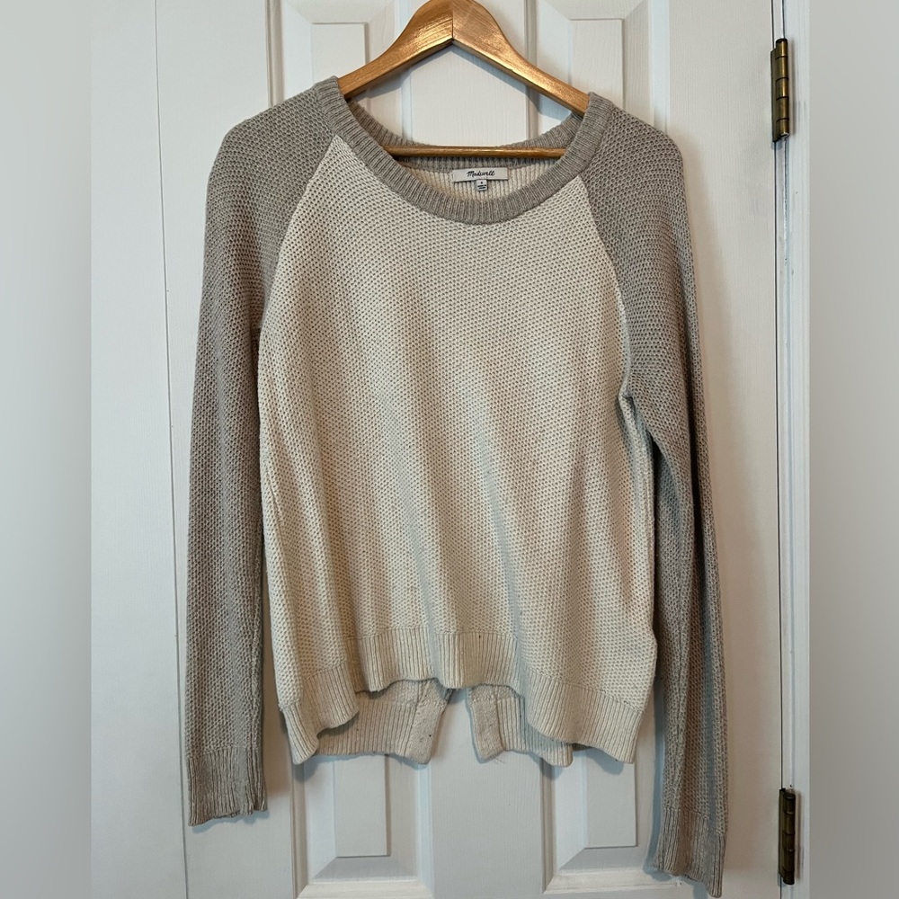 Small Two-toned Madewell Sweater